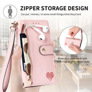 Custodia in pelle con cordino per iPhone 16