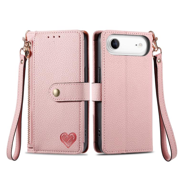 Custodia in pelle con cavalletto per iPhone 15 e 16