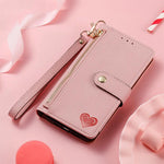 Custodia in pelle con cavalletto per iPhone 15 e 16