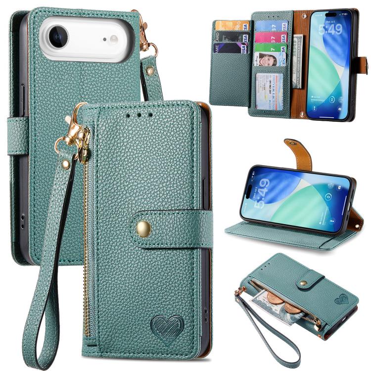 Custodia in pelle con cavalletto per iPhone 15 e 16