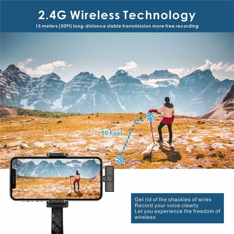 Mini microfono wireless Bluetooth per iPhone e iPad