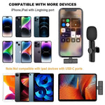 Mini microfono wireless Bluetooth per iPhone e iPad