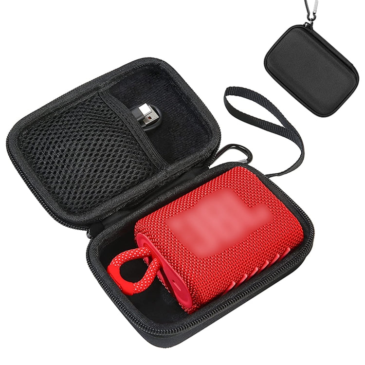 Per JBL GO3 Altoparlante Viaggio all'aperto Custodia rigida in EVA Custodia protettiva Scatola di immagazzinaggio portatile, Hand Strap