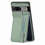 Custodia per telefono con cerniera verticale in fibra di carbonio, For Google Pixel 9 / 9 Pro, For Google Pixel 7a, For Google Pixel 7