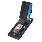 Custodia per telefono con cerniera verticale in fibra di carbonio, For Google Pixel 9 / 9 Pro, For Google Pixel 7a, For Google Pixel 7