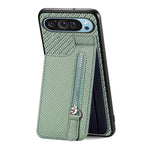 Custodia per telefono con cerniera verticale in fibra di carbonio, For Google Pixel 10 Pro XL, For Google Pixel 10 / 10 Pro, For Google Pixel 9a, For Google Pixel 9 Pro XL