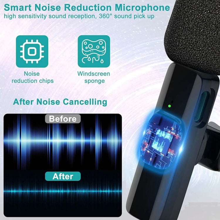 Microfono wireless Lavalier con ricevitore 3,5 mm