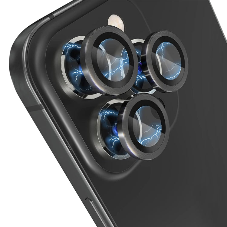 NORTHJO Obiettivo della fotocamera Vetro temperato CD Vein Metal Ring Film, For iPhone 14 Pro / 14 Pro Max