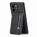 Custodia per telefono con cerniera verticale in fibra di carbonio, For Honor 80 SE, For Honor 80, For Honor 80 Pro