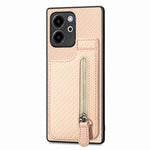 Custodia per telefono con cerniera verticale in fibra di carbonio, For Honor 80 SE, For Honor 80, For Honor 80 Pro