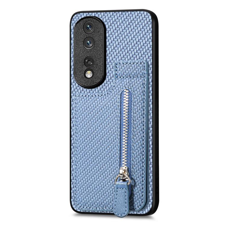 Custodia per telefono con cerniera verticale in fibra di carbonio, For Honor 80 SE, For Honor 80, For Honor 80 Pro