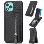 Custodia per telefono con cerniera verticale in fibra di carbonio, For Honor Win Turbo 5G, For Honor 400 Pro Global, For Honor 400 Lite Global, For Honor 400 Global