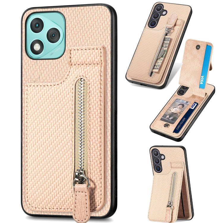 Custodia per telefono con cerniera verticale in fibra di carbonio, For Honor Win Turbo 5G, For Honor 400 Pro Global, For Honor 400 Lite Global, For Honor 400 Global
