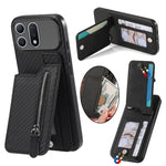 Custodia per telefono con cerniera verticale in fibra di carbonio, For Honor Win Turbo 5G, For Honor 400 Pro Global, For Honor 400 Lite Global, For Honor 400 Global