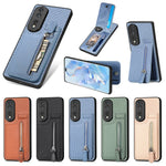 Custodia per telefono con cerniera verticale in fibra di carbonio, For Honor 80 SE, For Honor 80, For Honor 80 Pro