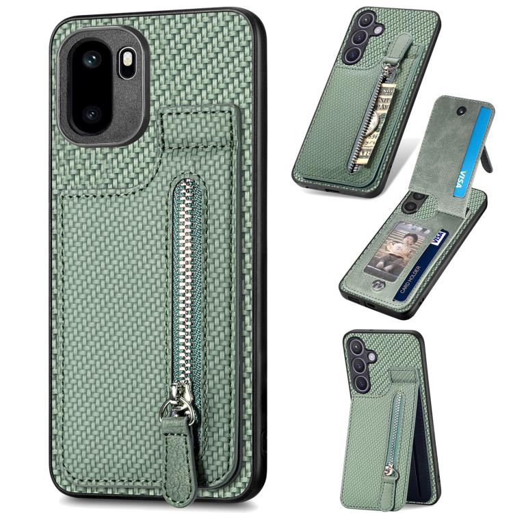 Custodia per telefono con cerniera verticale in fibra di carbonio, For OnePlus Ace 6 / 6T / 15R, For OnePlus 15, For Oneplus Nord CE 3 Lite, For OnePlus Nord CE 2 Lite