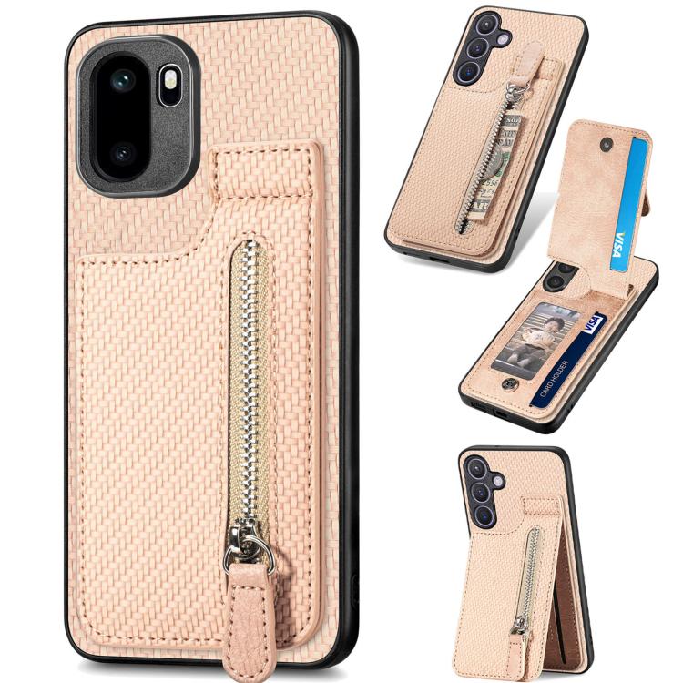 Custodia per telefono con cerniera verticale in fibra di carbonio, For OnePlus Ace 6 / 6T / 15R, For OnePlus 15, For Oneplus Nord CE 3 Lite, For OnePlus Nord CE 2 Lite