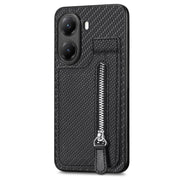 Custodia per telefono con cerniera verticale in fibra di carbonio, For Redmi Turbo 4, For Xiaomi Poco X7 Pro, For Redmi Note 12 5G, For Xiaomi 13 Pro