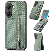 Custodia per telefono con cerniera verticale in fibra di carbonio, For Redmi Turbo 4, For Xiaomi Poco X7 Pro, For Redmi Note 12 5G, For Xiaomi 13 Pro