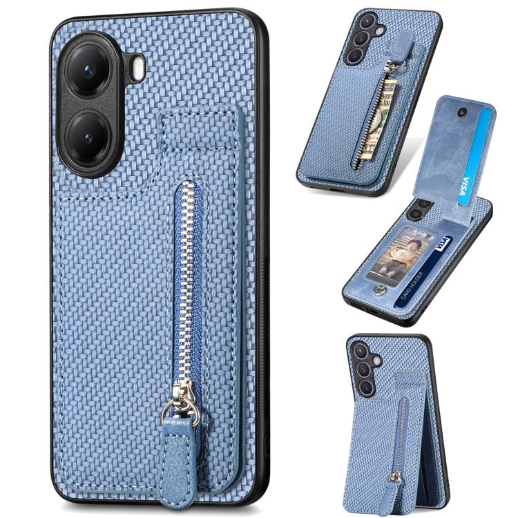 Custodia portafoglio TPU e pelle con cavalletto per Xiaomi Poco X