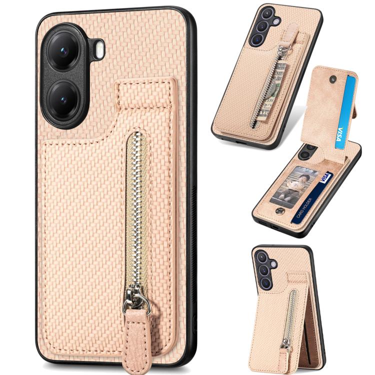 Custodia portafoglio TPU e pelle con cavalletto per Xiaomi Poco X