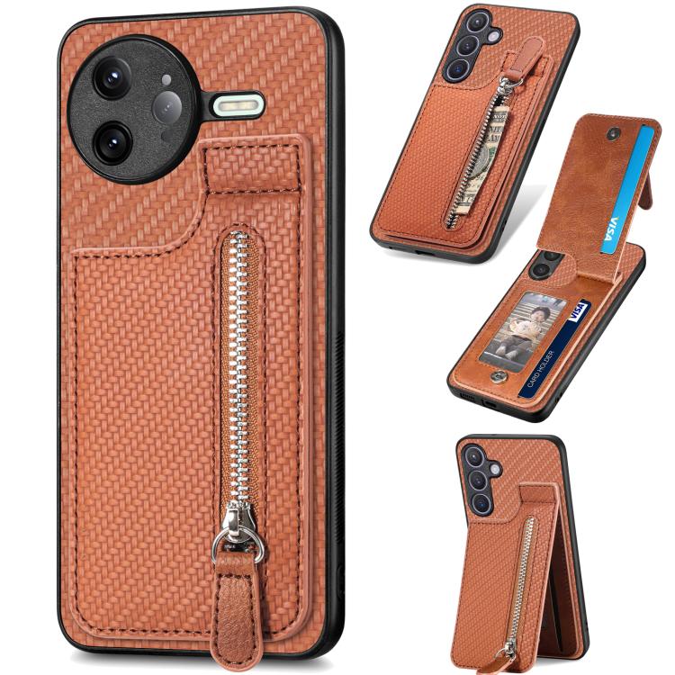 Custodia portafoglio TPU e pelle per Redmi 15C 5G