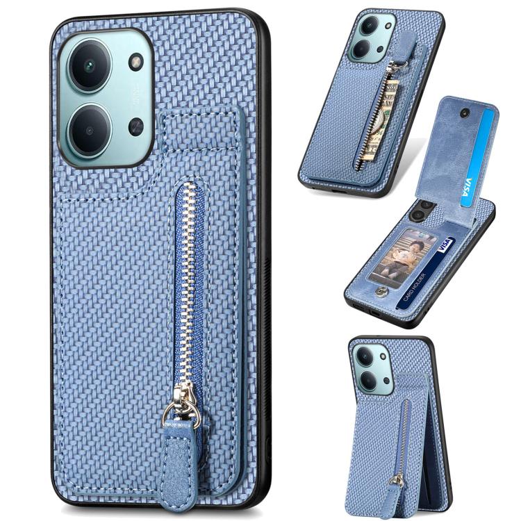 Custodia portafoglio TPU e pelle per Redmi 15C 5G