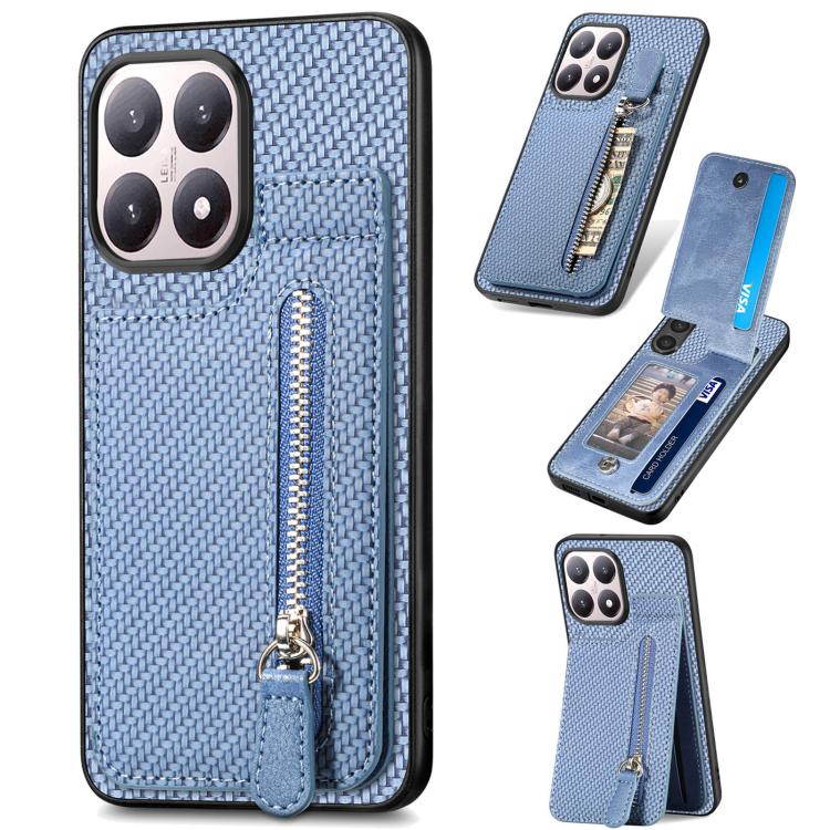 Custodia portafoglio TPU e pelle per Redmi 15C 5G