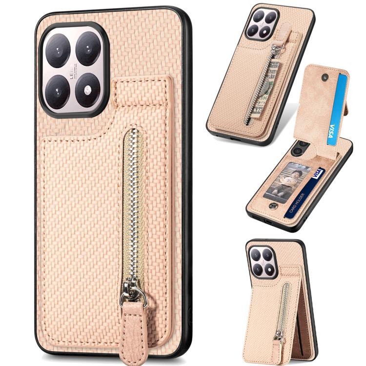 Custodia portafoglio TPU e pelle per Redmi 15C 5G