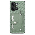 Cassa del telefono della copertura posteriore del raccoglitore della carta del cavalletto del braccialetto con il coltello dell'attrezzo, For OPPO Reno9, For OPPO Reno9 Pro+, For OPPO A17, For OPPO A57 4G