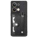 Cassa del telefono della copertura posteriore del raccoglitore della carta del cavalletto del braccialetto con il coltello dell'attrezzo, For OPPO Reno9, For OPPO Reno9 Pro+, For OPPO A17, For OPPO A57 4G