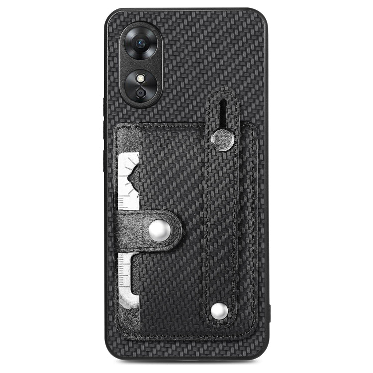 Cassa del telefono della copertura posteriore del raccoglitore della carta del cavalletto del braccialetto con il coltello dell'attrezzo, For OPPO Reno9, For OPPO Reno9 Pro+, For OPPO A17, For OPPO A57 4G