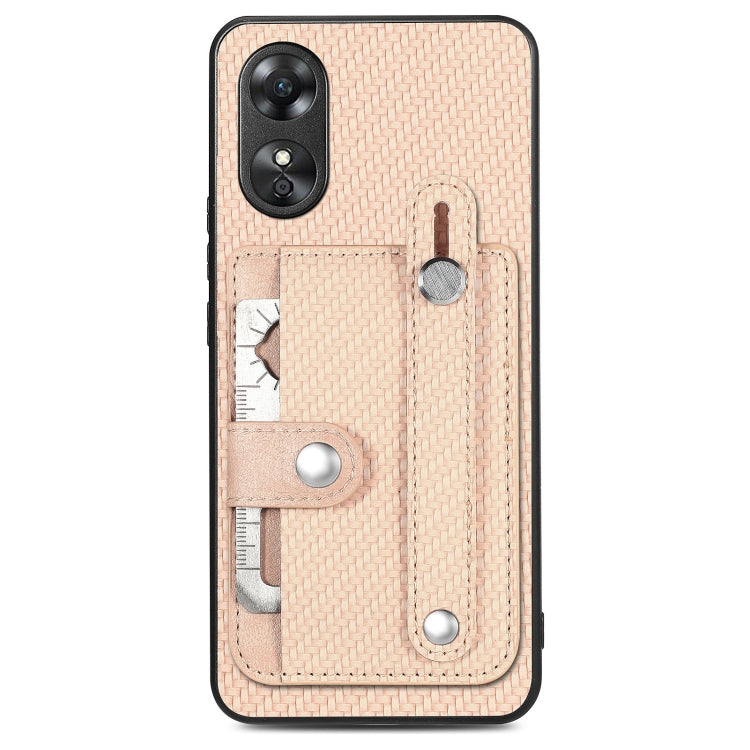 Cassa del telefono della copertura posteriore del raccoglitore della carta del cavalletto del braccialetto con il coltello dell'attrezzo, For OPPO Reno9, For OPPO Reno9 Pro+, For OPPO A17, For OPPO A57 4G