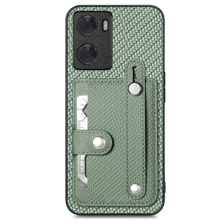 Cassa del telefono della copertura posteriore del raccoglitore della carta del cavalletto del braccialetto con il coltello dell'attrezzo, For OPPO Reno9, For OPPO Reno9 Pro+, For OPPO A17, For OPPO A57 4G