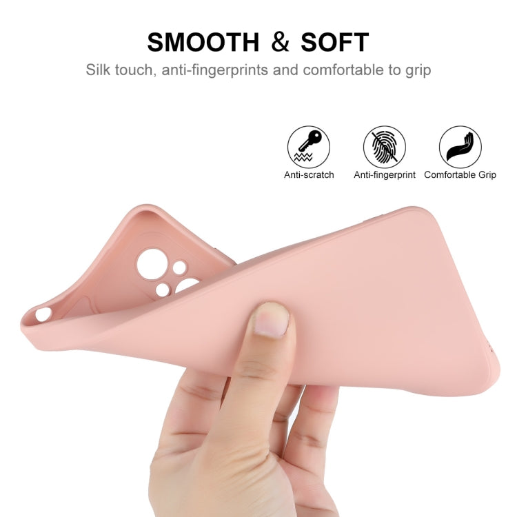 ENKAY Custodia per telefono in silicone liquido con pellicola in vetro temperato, For Huawei Nova 11