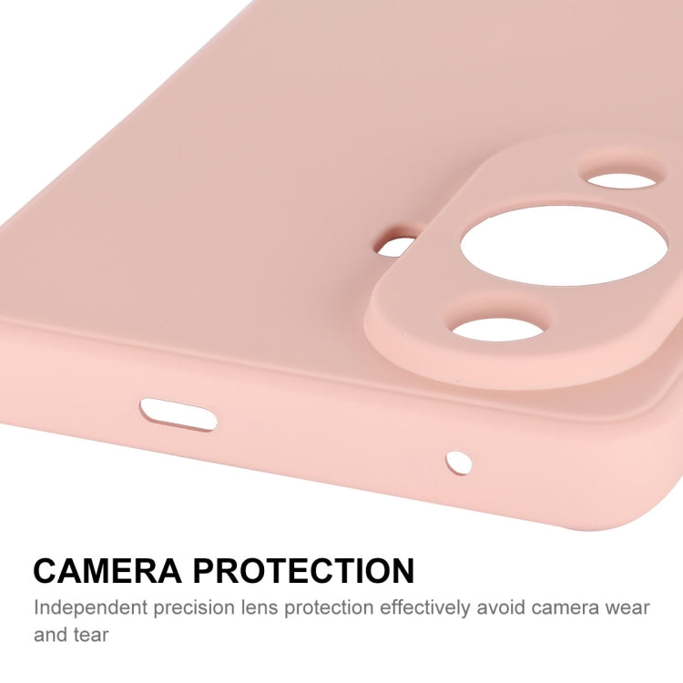 ENKAY Custodia per telefono in silicone liquido con pellicola in vetro temperato, For Huawei Nova 11