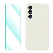 Custodia silicone liquido con pellicola Samsung Galaxy A54 5G