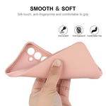Custodia silicone liquido con pellicola Samsung Galaxy A54 5G