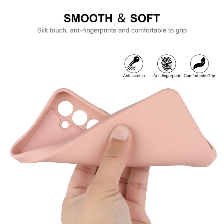 Custodia silicone liquido con pellicola Samsung Galaxy A54 5G