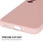 Custodia silicone liquido con pellicola Samsung Galaxy A54 5G