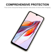 ENKAY Custodia per telefono in silicone liquido con pellicola temperata, For Xiaomi Poco C55 / Redmi 12C