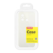 ENKAY Custodia per telefono in silicone liquido con pellicola temperata, For Xiaomi Poco C55 / Redmi 12C