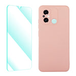Custodia silicone liquido con pellicola per Xiaomi Poco C55 Redmi
