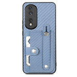 Cassa del telefono della copertura posteriore del raccoglitore della carta del cavalletto del braccialetto con il coltello dell'attrezzo, For Honor 80 Pro, For Honor 70