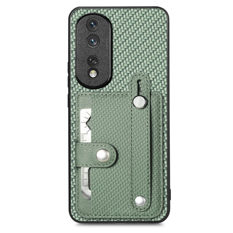 Cassa del telefono della copertura posteriore del raccoglitore della carta del cavalletto del braccialetto con il coltello dell'attrezzo, For Honor 80 Pro, For Honor 70