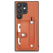 Custodia portafoglio in pelle con supporto per Samsung S22 Ultra