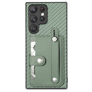 Custodia portafoglio in pelle con supporto per Samsung S22 Ultra