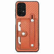 Custodia portafoglio in pelle con supporto per Samsung S22 Ultra