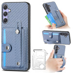 Custodia portafoglio con supporto e attrezzi per Galaxy S25 5G
