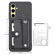 Custodia portafoglio con supporto e attrezzi per Galaxy S25 5G